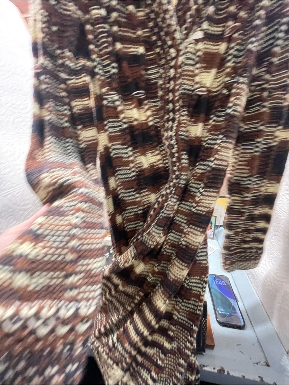 vintage Missoni knitted cardigan cashmere - Picture 8 of 13